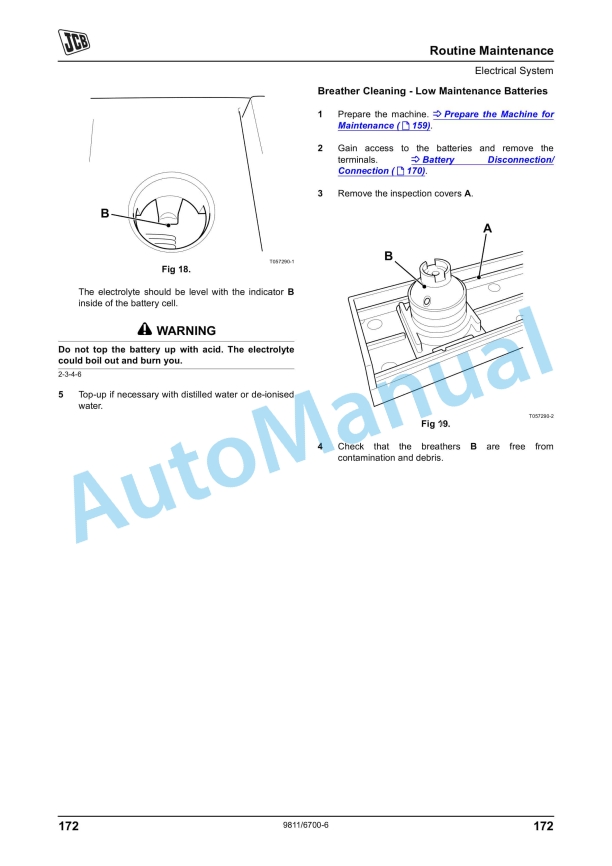 JCB JS Auto Range - Tracked Excavator - Tier 3 Isuzu Engine Operator Manual 9811-6700 2 JCB JS Auto Range - Tracked Excavator - Tier 3 Isuzu Engine Operator Manual 9811-6700 - Image 2