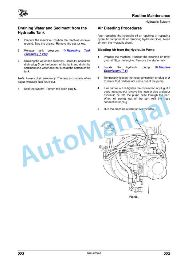 JCB JS Auto Range - Wheeled Excavators - Tier 3 Isuzu Engine Operator Manual 9811-6750 4 JCB JS Auto Range - Wheeled Excavators - Tier 3 Isuzu Engine Operator Manual 9811-6750 - Image 4