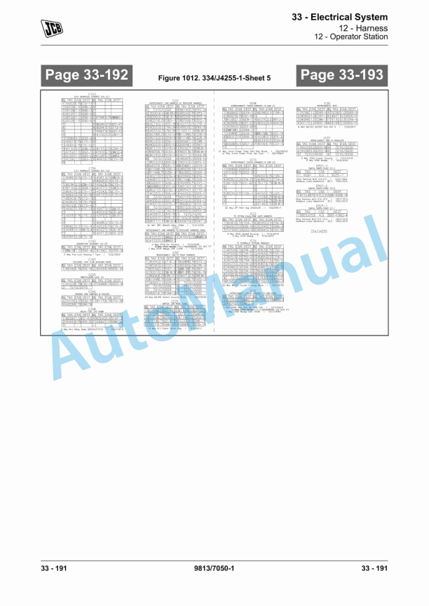 JCB JS115, JS115 (T2-3), JS130, JS130 (T2-3), JS145 Service Manual 9813-7050 4 JCB JS115, JS115 (T2-3), JS130, JS130 (T2-3), JS145 Service Manual 9813-7050 - Image 4