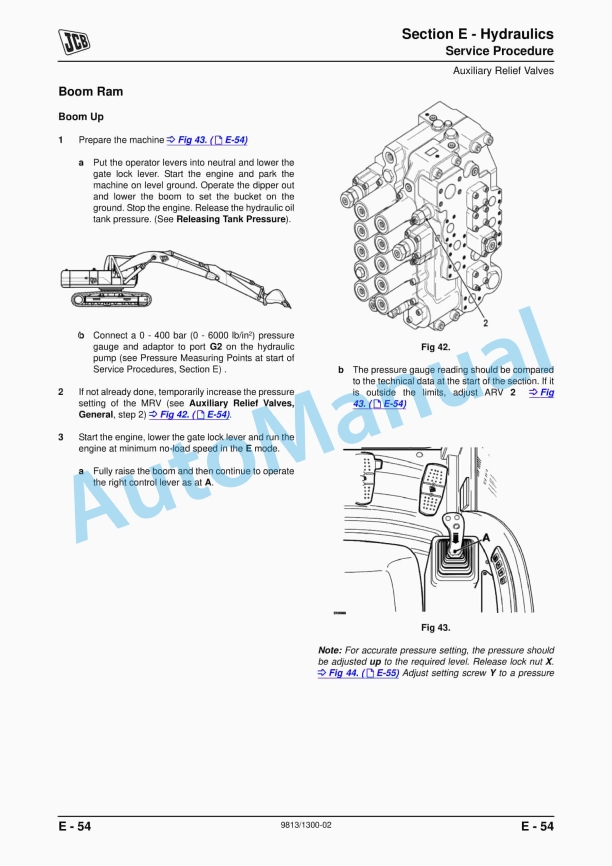 JCB JS120 Tracked Excavators Service Manual 9813-1300 2 JCB JS120 Tracked Excavators Service Manual 9813-1300 - Image 2