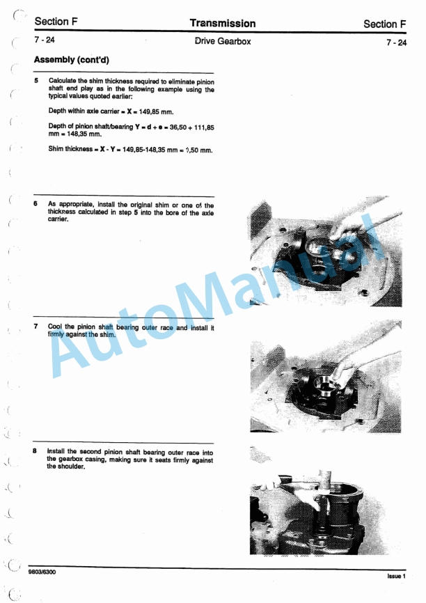 JCB JS130W, JS150W Service Manual 9803-6300 3 JCB JS130W, JS150W Service Manual 9803-6300-3
