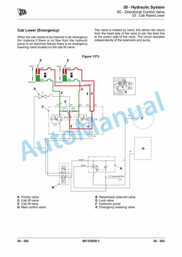 JCB JS145W, JS160W, JS20 MH Wheeled Excavator Service Manual 9813-9550 3 JCB JS145W, JS160W, JS20 MH Wheeled Excavator Service Manual 9813-9550 - Image 3