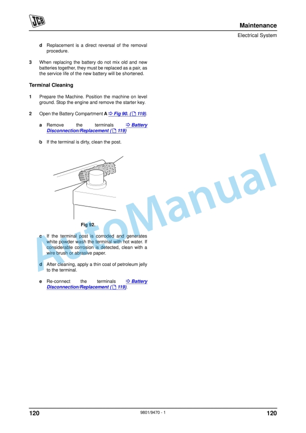 JCB JS175W Operator Manual 9801-9470 3 JCB JS175W Operator Manual 9801-9470 - Image 3
