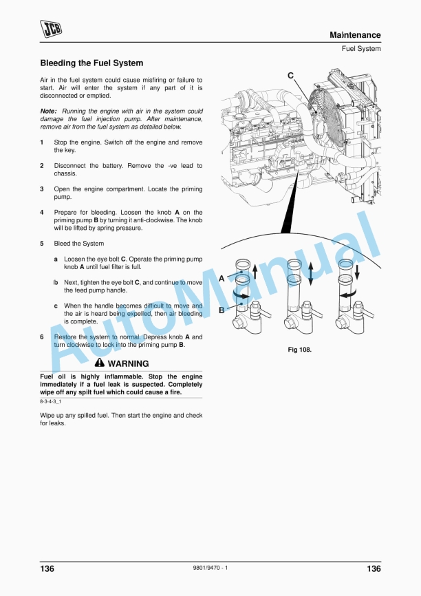 JCB JS175W Operator Manual 9801-9470 4 JCB JS175W Operator Manual 9801-9470 - Image 4