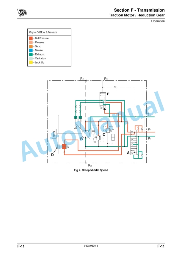 JCB JS290 - Tier III Auto Service Manual 9803-9800 4 JCB JS290 - Tier III Auto Service Manual 9803-9800 - Image 4