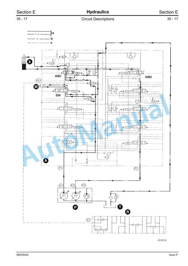 JCB JS330, JS450, JS460, JS500 Service Manual 9803-6420 2 JCB JS330, JS450, JS460, JS500 Service Manual 9803-6420 - Image 2