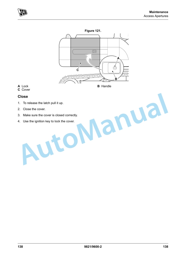 JCB JS81 Operator Manual 9821-9600 5 JCB JS81 Operator Manual 9821-9600 - Image 5