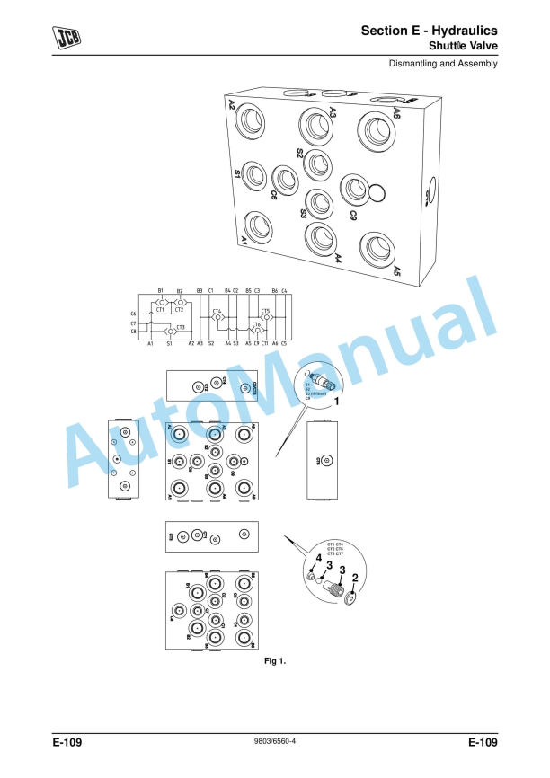 JCB JZ235, JZ255 - Tier III Auto Service Manual 9803-6560 3 JCB JZ235, JZ255 - Tier III Auto Service Manual 9803-6560 - Image 3