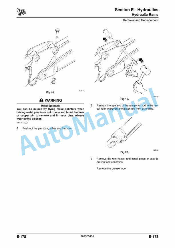 JCB JZ235, JZ255 - Tier III Auto Service Manual 9803-6560 4 JCB JZ235, JZ255 - Tier III Auto Service Manual 9803-6560 - Image 4