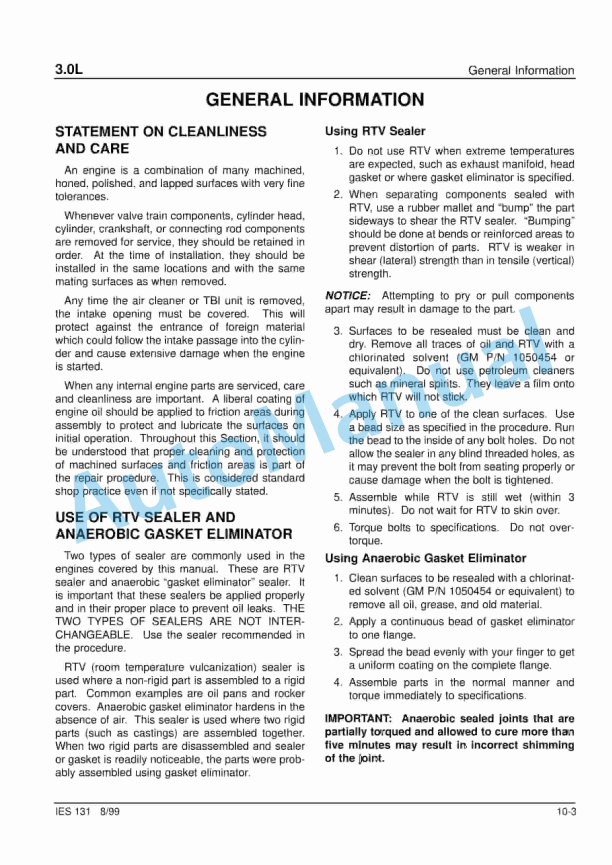 JCB LPG 3.0 Engine Workshop Manual 9806-2150 4 JCB LPG 3.0 Engine Workshop Manual 9806-2150 - Image 4