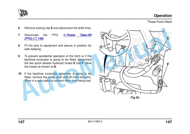JCB Midi CX Backhoe Loader Operator Manual 9811-1090 2 JCB Midi CX Backhoe Loader Operator Manual 9811-1090 - Image 2