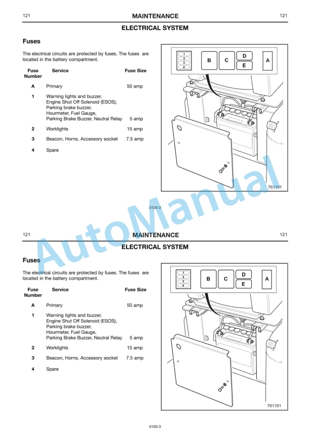 JCB Mini CX Machine Operator Manual 5 JCB Mini CX Machine Operator Manual - Image 5