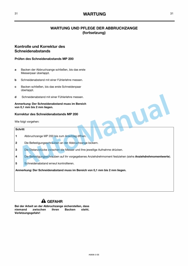 JCB MP200 Cutter-Crusher Owners Manual 332-A0808 4 JCB MP200 Cutter-Crusher Owners Manual 332-A0808 - Image 4