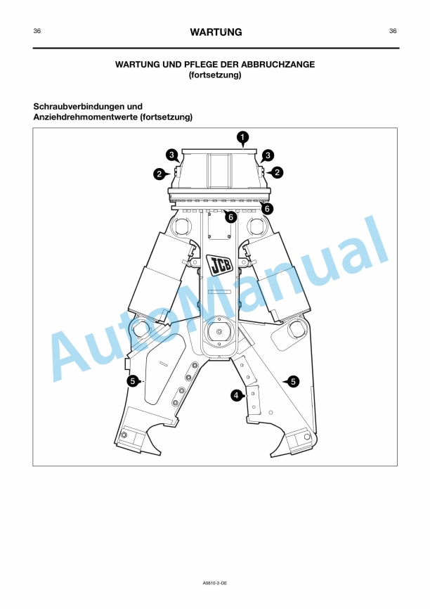 JCB MP300 Cutter-Crusher Owners Manual 332-A0810 5 JCB MP300 Cutter-Crusher Owners Manual 332-A0810 - Image 5