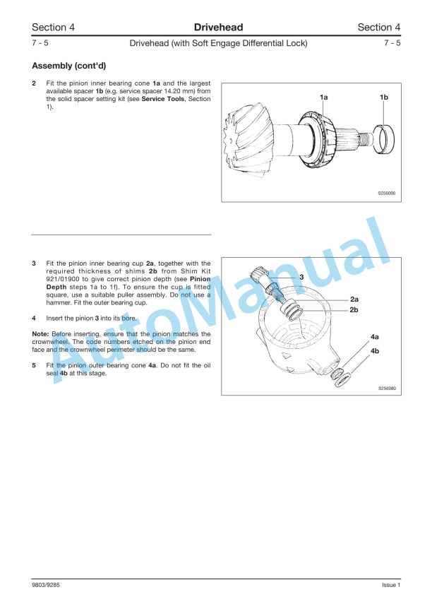 JCB PD70 Series Modular Drivehead Service Manual 9803-9285 2 JCB PD70 Series Modular Drivehead Service Manual 9803-9285 - Image 2
