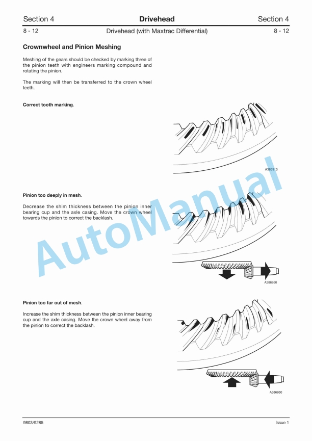 JCB PD70 Series Modular Drivehead Service Manual 9803-9285 4 JCB PD70 Series Modular Drivehead Service Manual 9803-9285 - Image 4