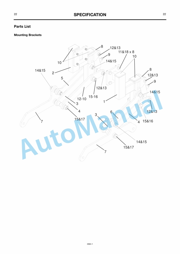 JCB RM1500M Mid Mounted Fishing Mower Owners Manual 9814-0564 4 JCB RM1500M Mid Mounted Fishing Mower Owners Manual 9814-0564 - Image 4