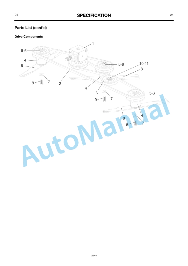 JCB RM1500M Mid Mounted Fishing Mower Owners Manual 9814-0564 5 JCB RM1500M Mid Mounted Fishing Mower Owners Manual 9814-0564 - Image 5