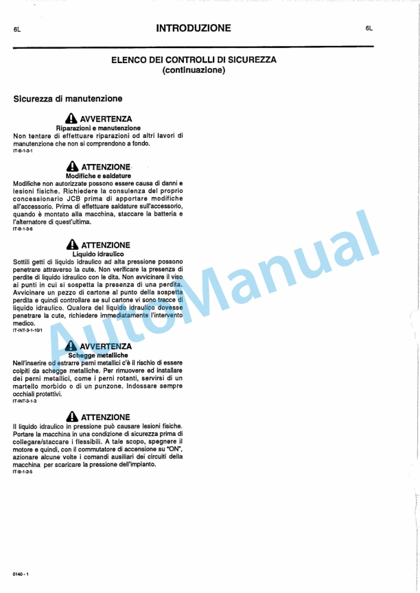 JCB Roadsweepers - Sweeper Collectors Owners Manual 9801-0140-3