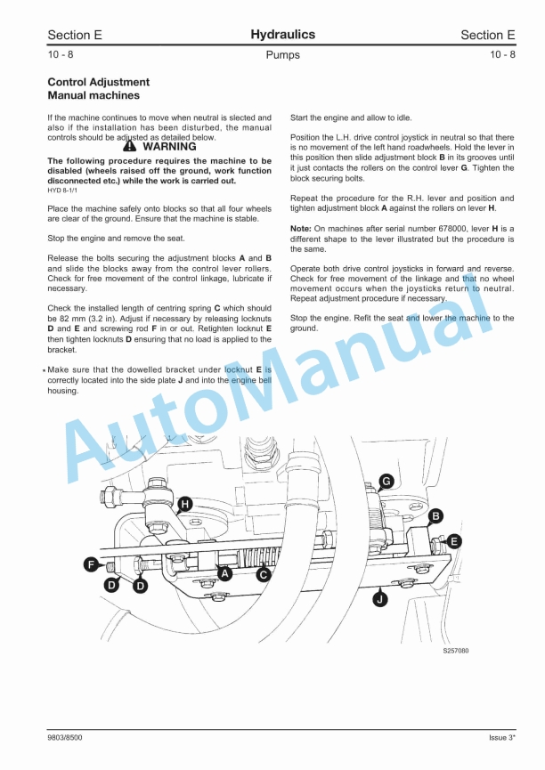 JCB Robot 150, 165 Service Manual 9803-8500 3 JCB Robot 150, 165 Service Manual 9803-8500 - Image 3