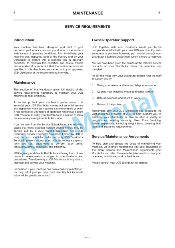 JCB Robot 160, 170, 170HF, 180T, 180T HF Operator Manual 2 JCB Robot 160, 170, 170HF, 180T, 180T HF Operator Manual - Image 2