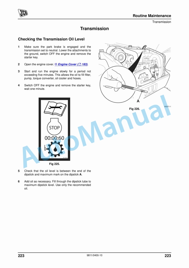 JCB Side Engine (SA, SB, SC Engine) Loadalls Operator Manual 9811-0400 4 JCB Side Engine (SA, SB, SC Engine) Loadalls Operator Manual 9811-0400 - Image 4
