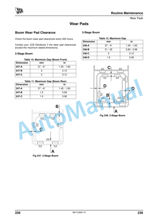 JCB Side Engine (SA, SB, SC Engine) Loadalls Operator Manual 9811-0400 5 JCB Side Engine (SA, SB, SC Engine) Loadalls Operator Manual 9811-0400 - Image 5