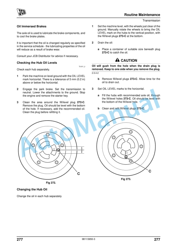 JCB Side Engine (Tier 3) Loadalls Operator Manual 9811-5850 5 JCB Side Engine (Tier 3) Loadalls Operator Manual 9811-5850 - Image 5