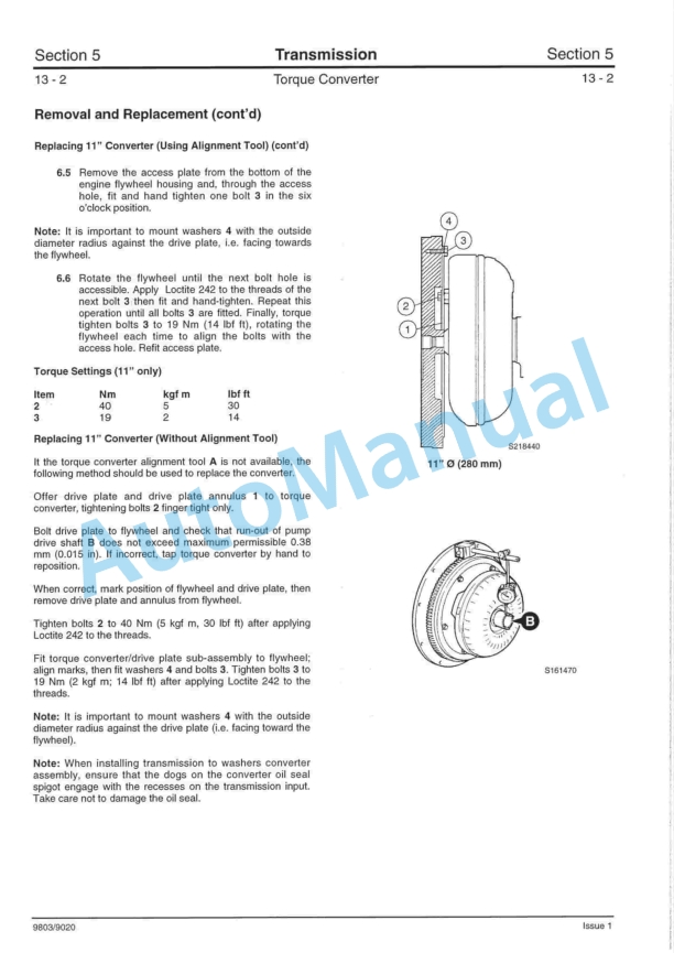 JCB SS600 Transmission Service Manual 9803-9020 5 JCB SS600 Transmission Service Manual 9803-9020 - Image 5
