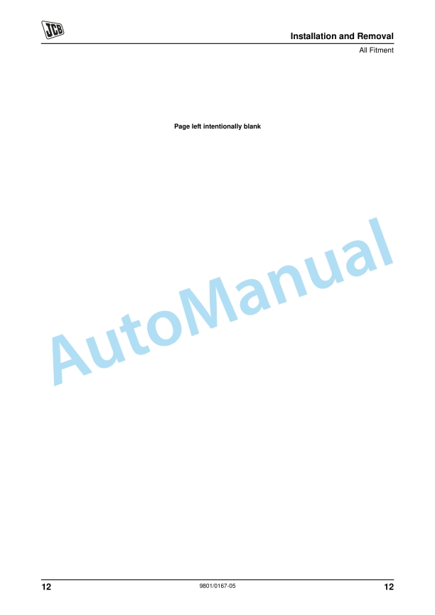 JCB Sweeper Collector for Robot 165, 185, 190, 1110, 1105 Operator Manual 9801-0167-05 2 JCB Sweeper Collector for Robot 165, 185, 190, 1110, 1105 Operator Manual 9801-0167-05 - Image 2