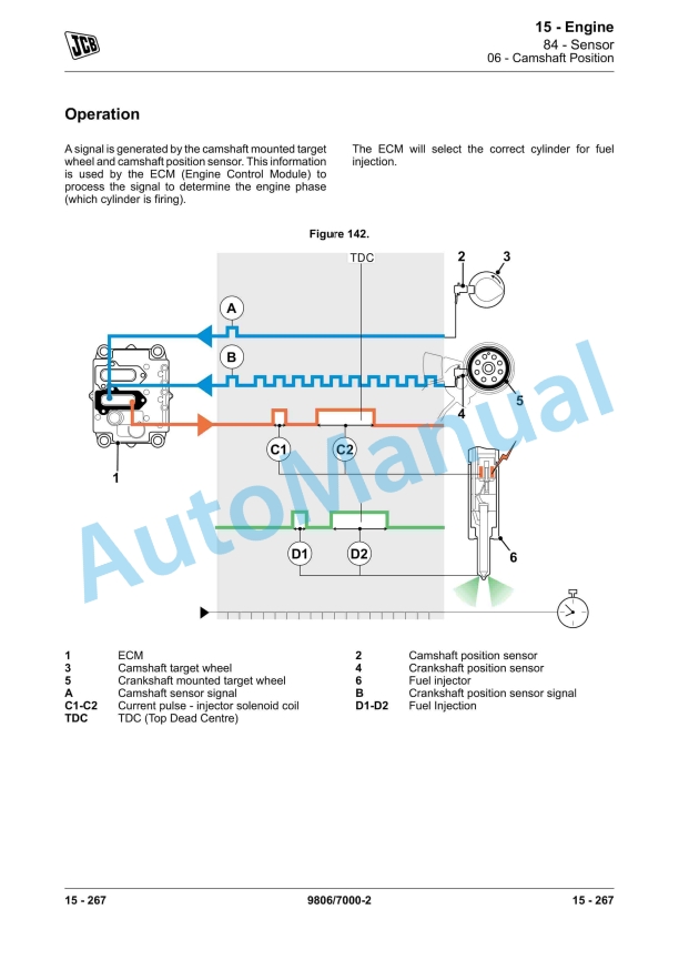 JCB T2-3 Elec Engine 4 Cyl Service Manual 9806-7000 2 JCB T2-3 Elec Engine 4 Cyl Service Manual 9806-7000 - Image 2