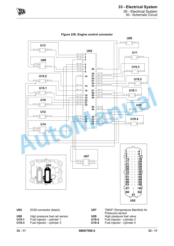 JCB T2-3 Elec Engine 4 Cyl Service Manual 9806-7000 5 JCB T2-3 Elec Engine 4 Cyl Service Manual 9806-7000 - Image 5