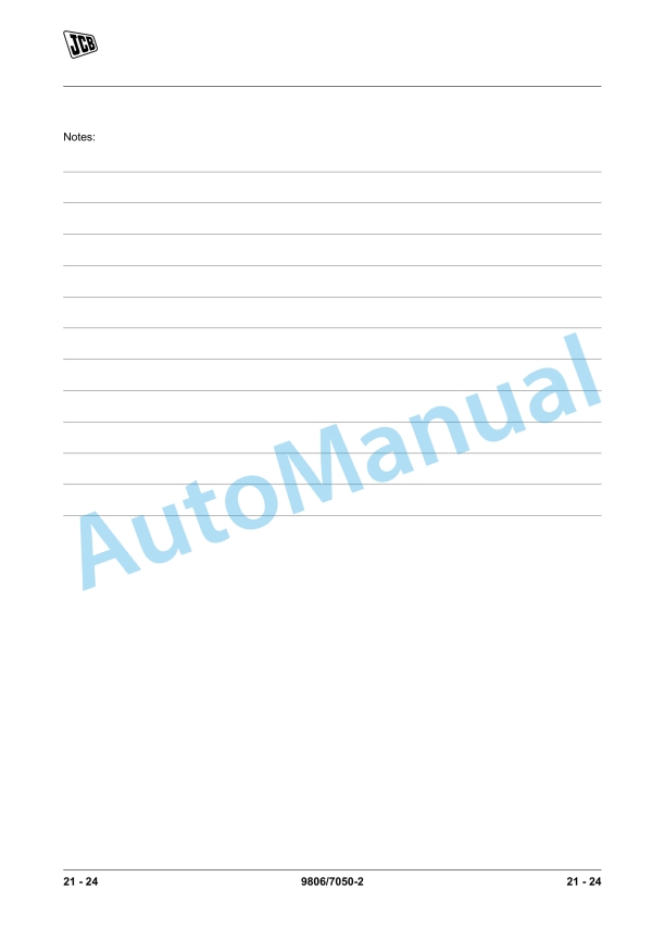 JCB T2-3 Mech Engine 4 Cyl Service Manual 9806-7050 5 JCB T2-3 Mech Engine 4 Cyl Service Manual 9806-7050 - Image 5
