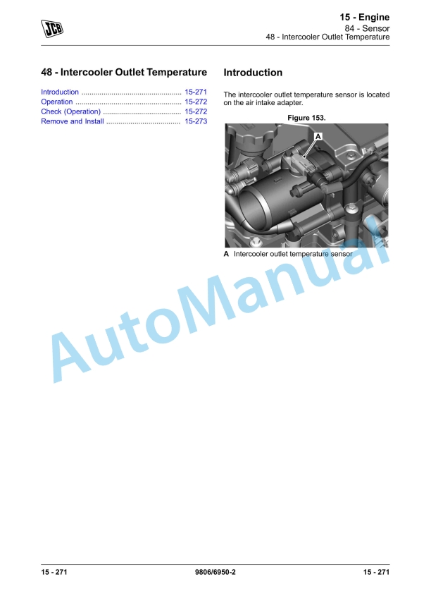 JCB T4F 3.0 Elec Engine 4 Cyl Service Manual 9806-6950 2 JCB T4F 3.0 Elec Engine 4 Cyl Service Manual 9806-6950 - Image 2