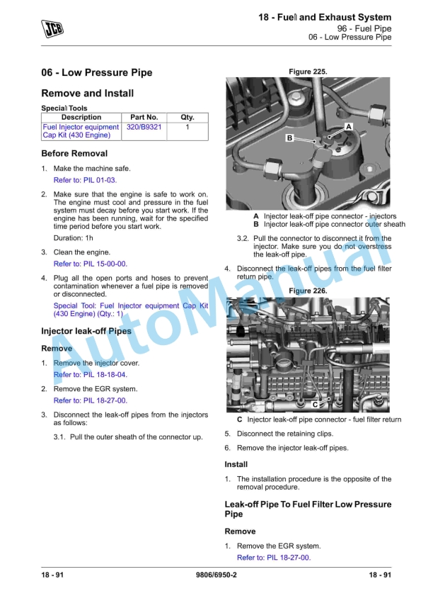 JCB T4F 3.0 Elec Engine 4 Cyl Service Manual 9806-6950 3 JCB T4F 3.0 Elec Engine 4 Cyl Service Manual 9806-6950 - Image 3