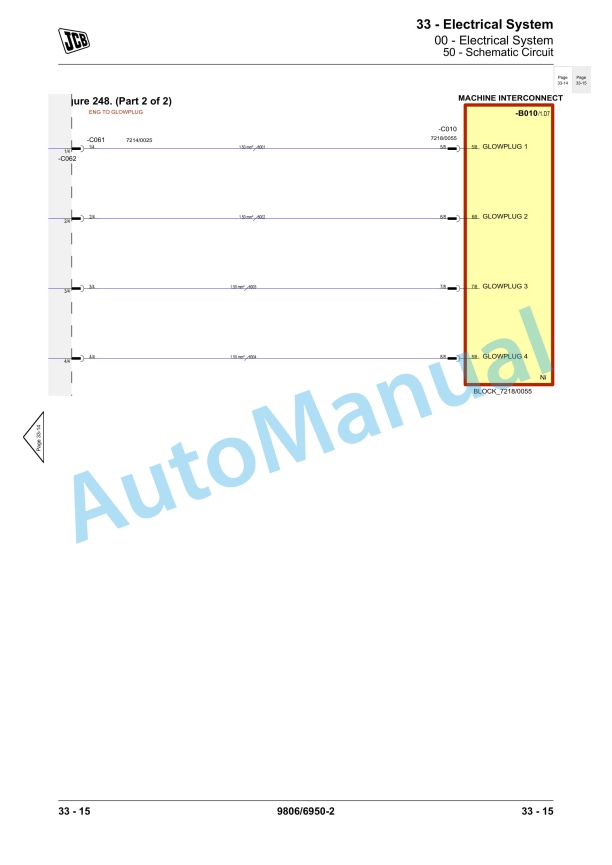 JCB T4F 3.0 Elec Engine 4 Cyl Service Manual 9806-6950 4 JCB T4F 3.0 Elec Engine 4 Cyl Service Manual 9806-6950 - Image 4