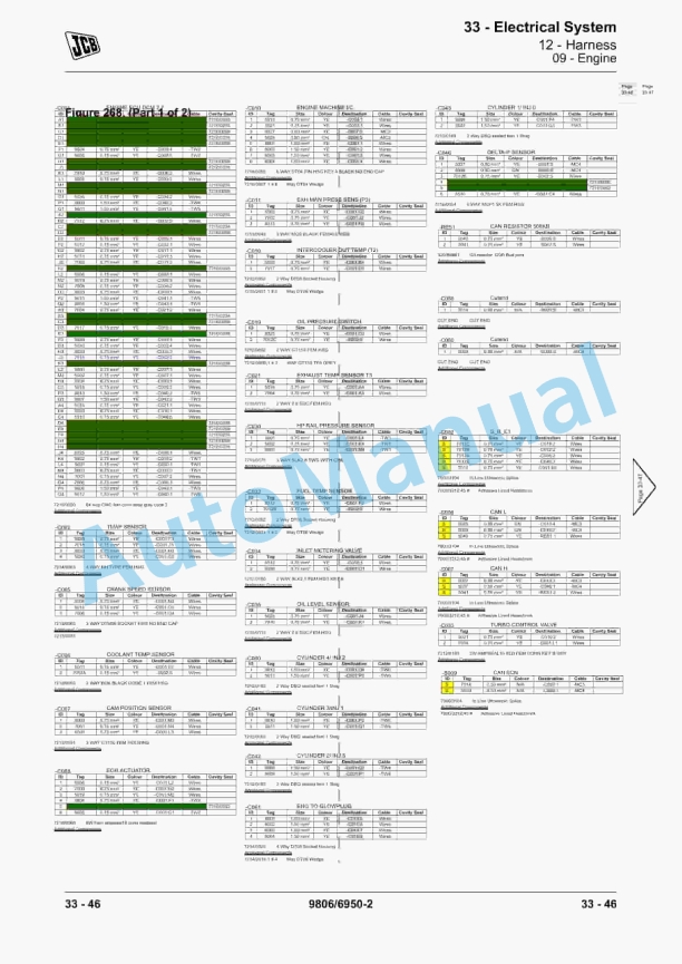 JCB T4F 3.0 Elec Engine 4 Cyl Service Manual 9806-6950 5 JCB T4F 3.0 Elec Engine 4 Cyl Service Manual 9806-6950 - Image 5