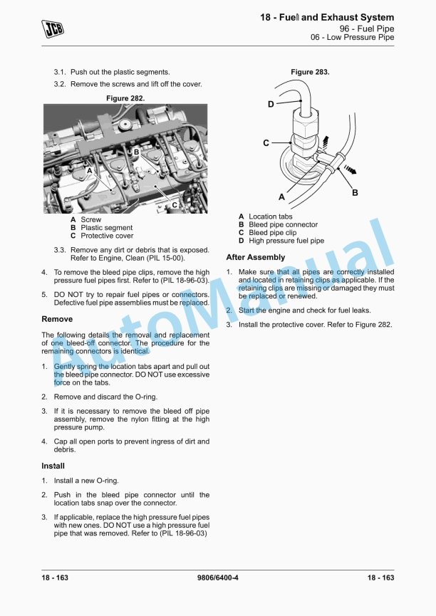 JCB T4F 444, T4F 448 Engine Service Manual 9806-6400 3 JCB T4F 444, T4F 448 Engine Service Manual 9806-6400 - Image 3