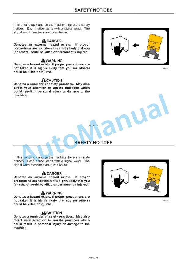 JCB TD7, TD10 Dumpster Operator Handbook 1 JCB TD7, TD10 Dumpster Operator Handbook