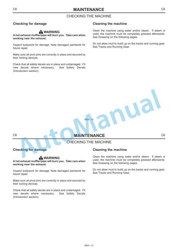 JCB TD7, TD10 Dumpster Operator Handbook 3 JCB TD7, TD10 Dumpster Operator Handbook-3
