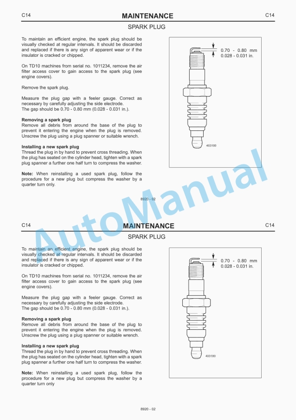 JCB TD7, TD10 Dumpster Operator Handbook 4 JCB TD7, TD10 Dumpster Operator Handbook-4