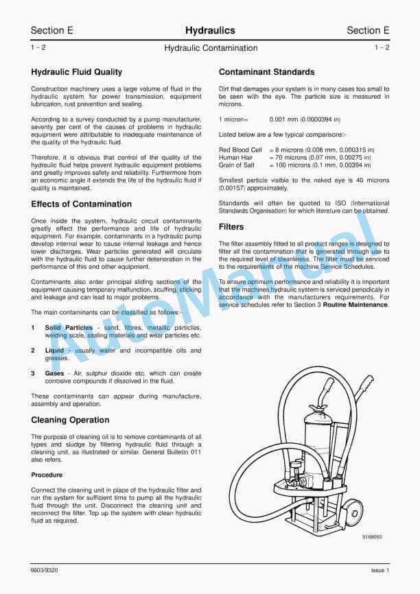 JCB TD7, TD10 Dumpster Service Manual 9803-9320 3 JCB TD7, TD10 Dumpster Service Manual 9803-9320 - Image 3