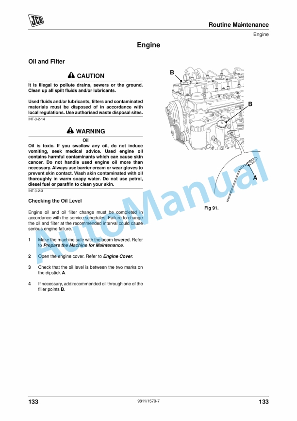 JCB TM310 Operator Manual 9811-1570 4 JCB TM310 Operator Manual 9811-1570 - Image 4