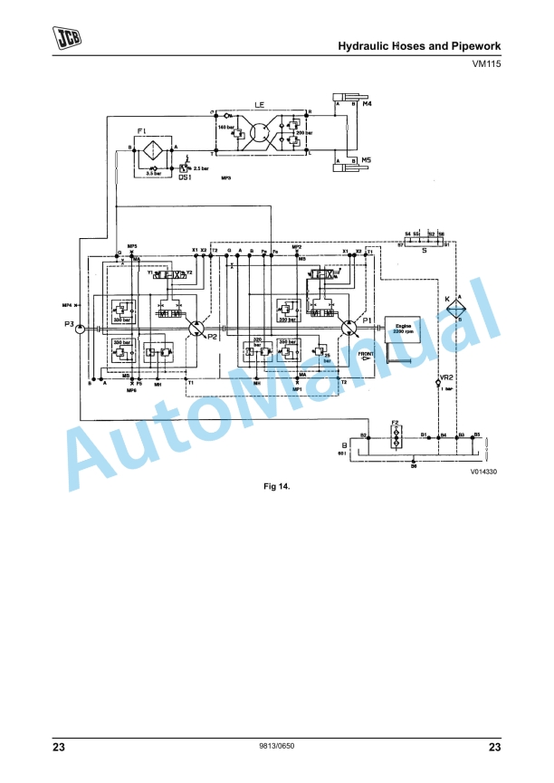 JCB VM 115- Tier II Service Manual 9813-0650 5 JCB VM 115- Tier II Service Manual 9813-0650 - Image 5