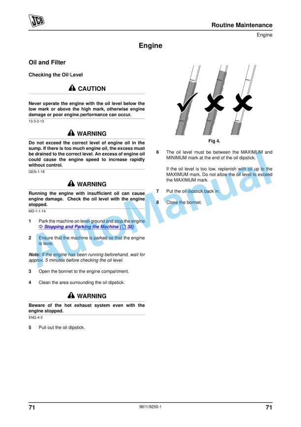 JCB VM 1500 M, VM 1500 F Operator Manual 9811-9250 4 JCB VM 1500 M, VM 1500 F Operator Manual 9811-9250 - Image 4