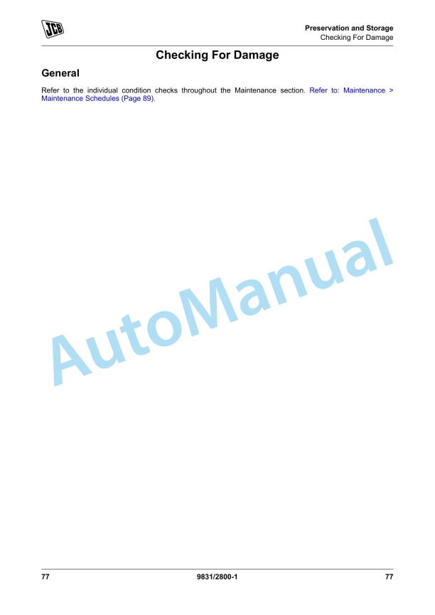 JCB VM116 Operator Manual 9831-2800 2 JCB VM116 Operator Manual 9831-2800 - Image 2