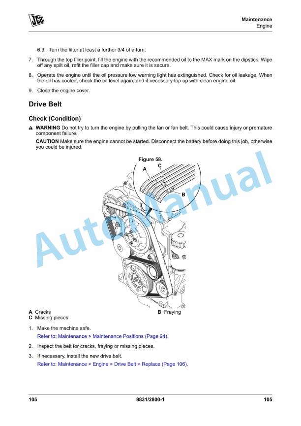JCB VM116 Operator Manual 9831-2800 3 JCB VM116 Operator Manual 9831-2800 - Image 3