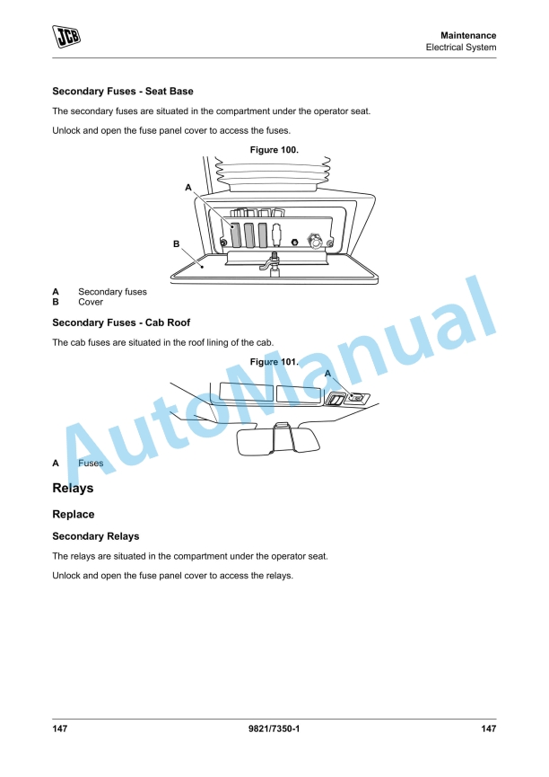 JCB VM117 Tier 2, VM117 Tier 4i, VM137 Tier 2, VM137 Tier 4i Operator Manual 9821-7350 5 JCB VM117 Tier 2, VM117 Tier 4i, VM137 Tier 2, VM137 Tier 4i Operator Manual 9821-7350 - Image 5