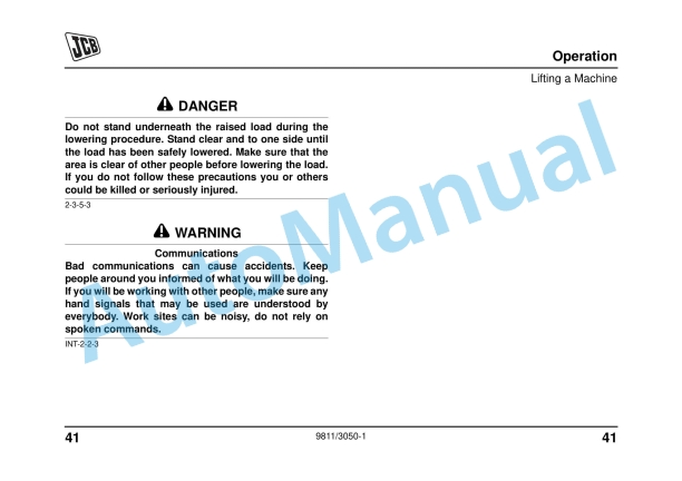 JCB VMR 60, VMR 75 Impact Rammer Operator Manual 9811-3050 3 JCB VMR 60, VMR 75 Impact Rammer Operator Manual 9811-3050 - Image 3