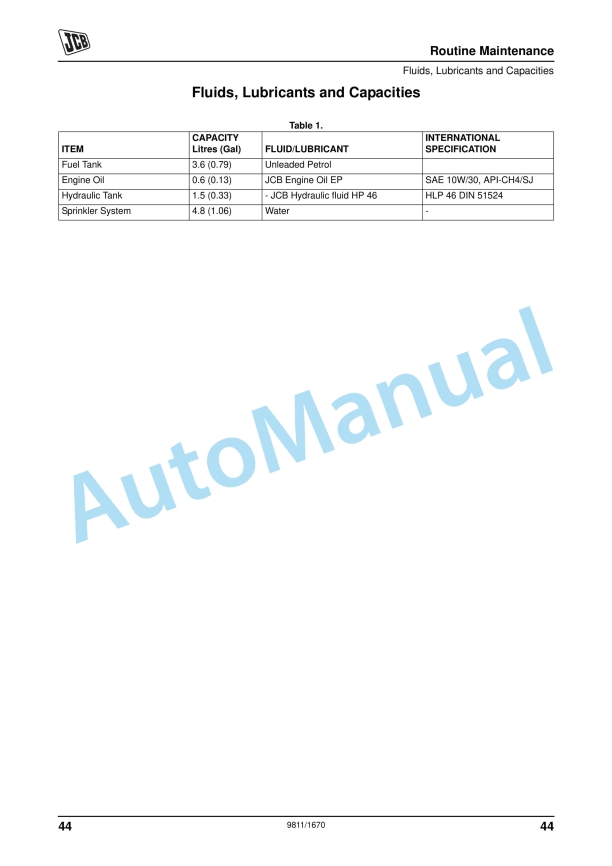 JCB VMS 55 Operator Manual 9811-1670 3 JCB VMS 55 Operator Manual 9811-1670 - Image 3
